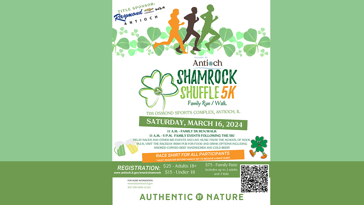 Inaugural Shamrock Shuffle Family Fun 5k Run/Walk in Antioch